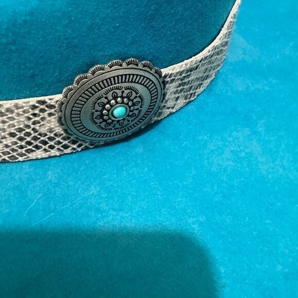 Charlie 1 Horse Turquoise White Sands Felt Hat size M - Picture 12 of 12